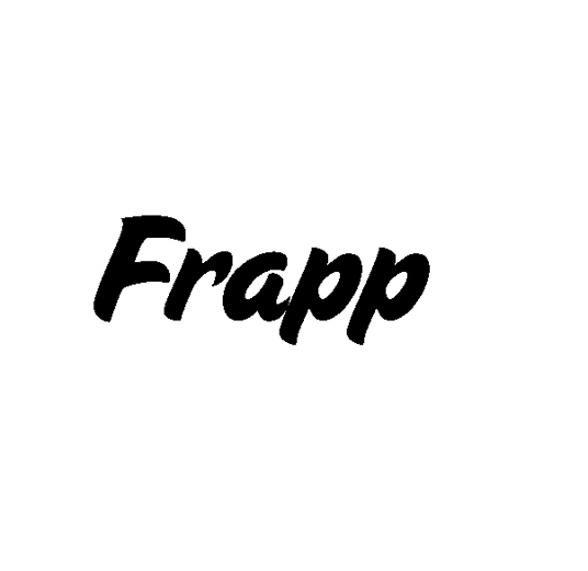 FRAPP FONT LOGO BLACK